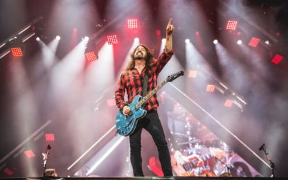 American singer Dave Grohl of Foo Fighters performs live on stage during Rock am Ring at Nuerburgring on June 3, 2018 in Nuerburg, Germany.