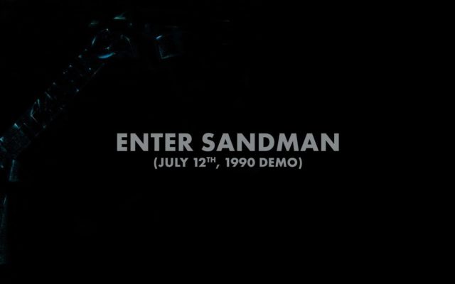 Metallica post an early demo of Enter Sandman July 12, 1990