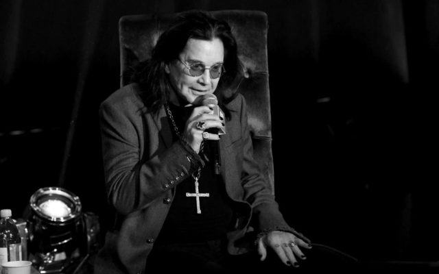 Ozzy Osbourne speaks onstage at iHeartRadio ICONS with Ozzy Osbourne: In Celebration of Ordinary Man at iHeartRadio Theater on February 24, 2020 in Burbank, California.