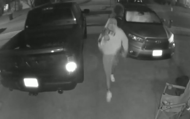 Creepy Car Thief Shows Off Gun to Security Camera