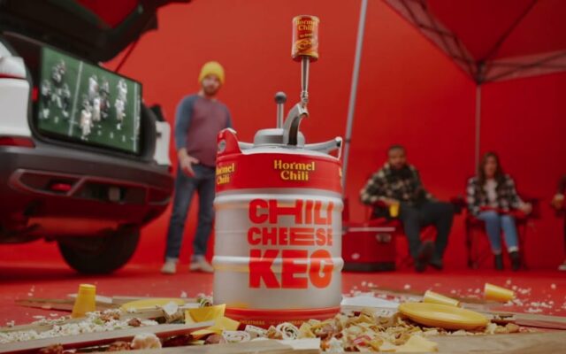 Hormel Made a Keg Filled with Chili Cheese Dip