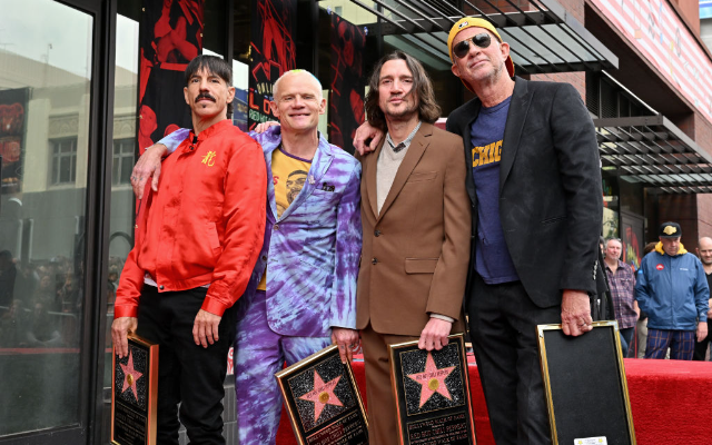 The Red Hot Chili Peppers’ Walk of Fame Ceremony Shut Down Hollywood Boulevard