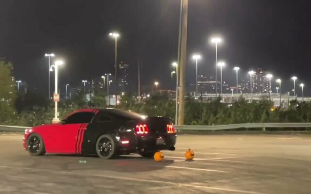 Man Creates Blazing Jack O Lanterns Using Cars Exhaust Pipe